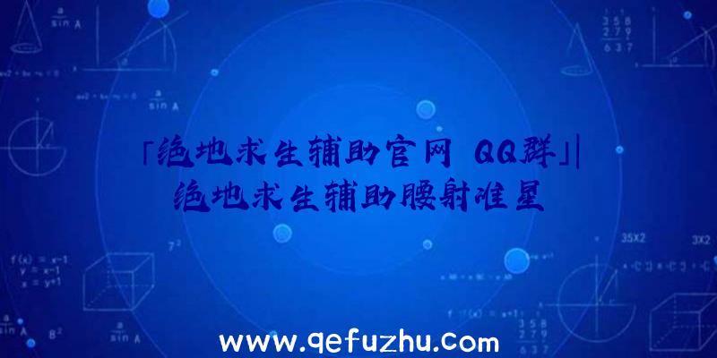 「绝地求生辅助官网